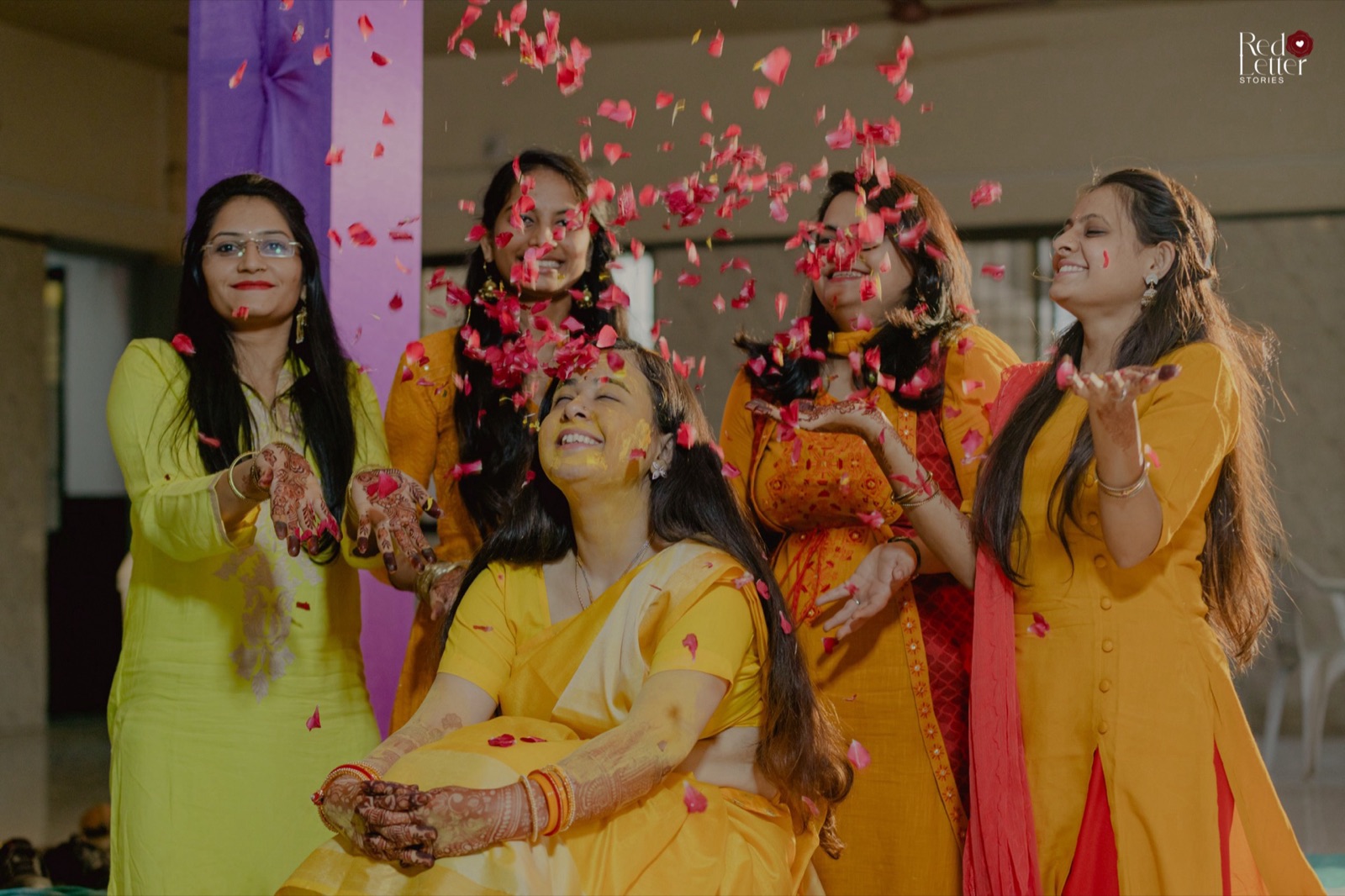 Quiet portrait of bride before ceremony