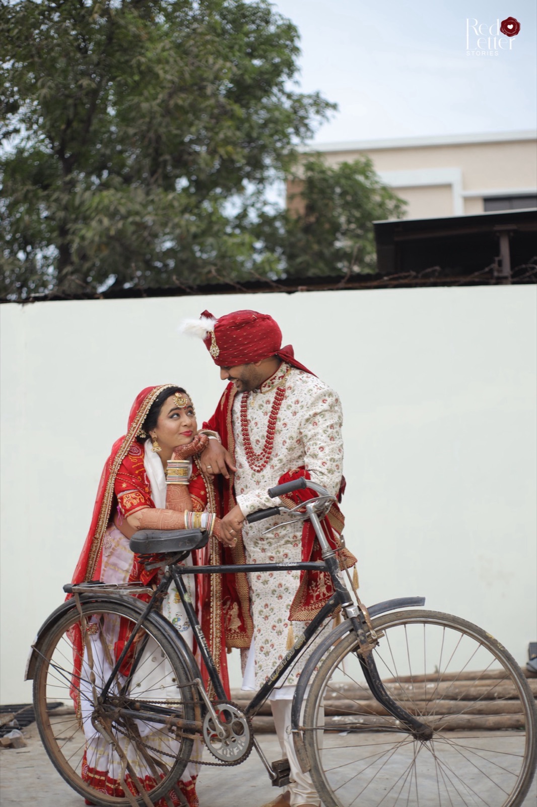 Traditional wedding moment